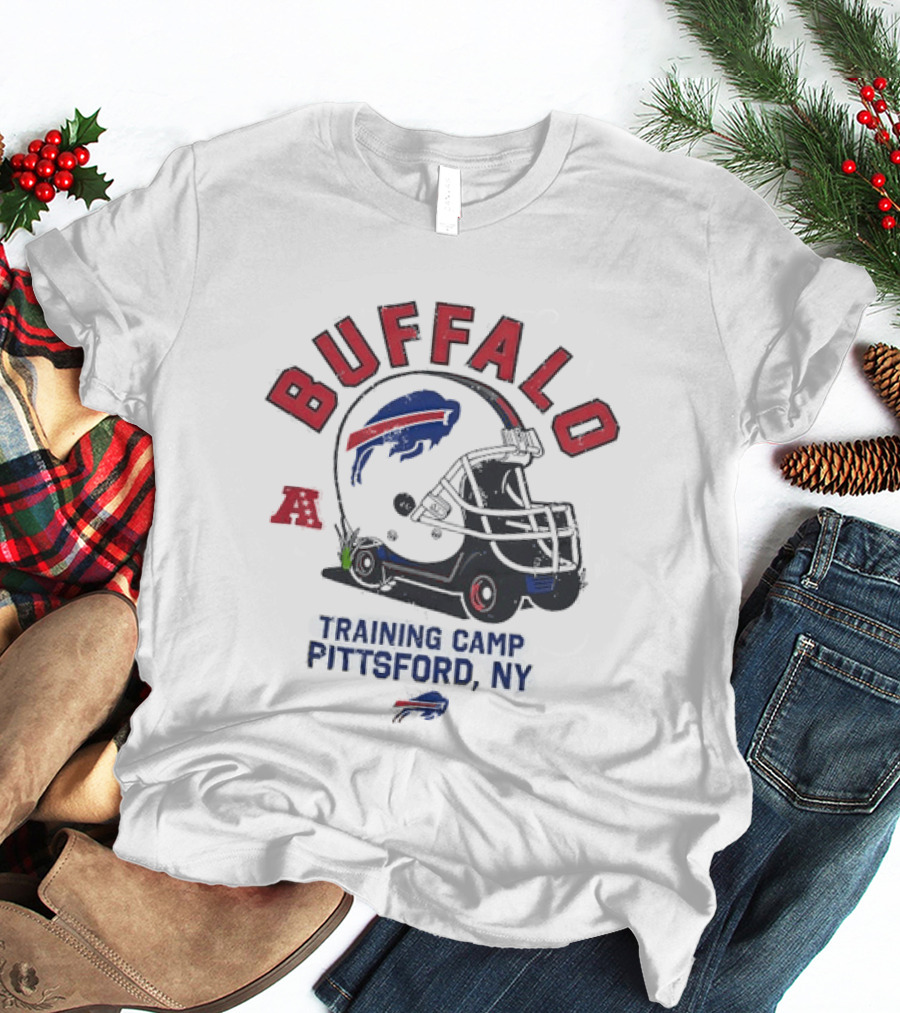 Buffalo Bills Training Camp 2026 Pittsford NY NFL Football Helmet T-Shirt