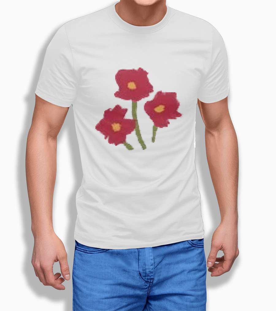 Ellie Holcomb Flowers For No Reason Red Poppies T-Shirt