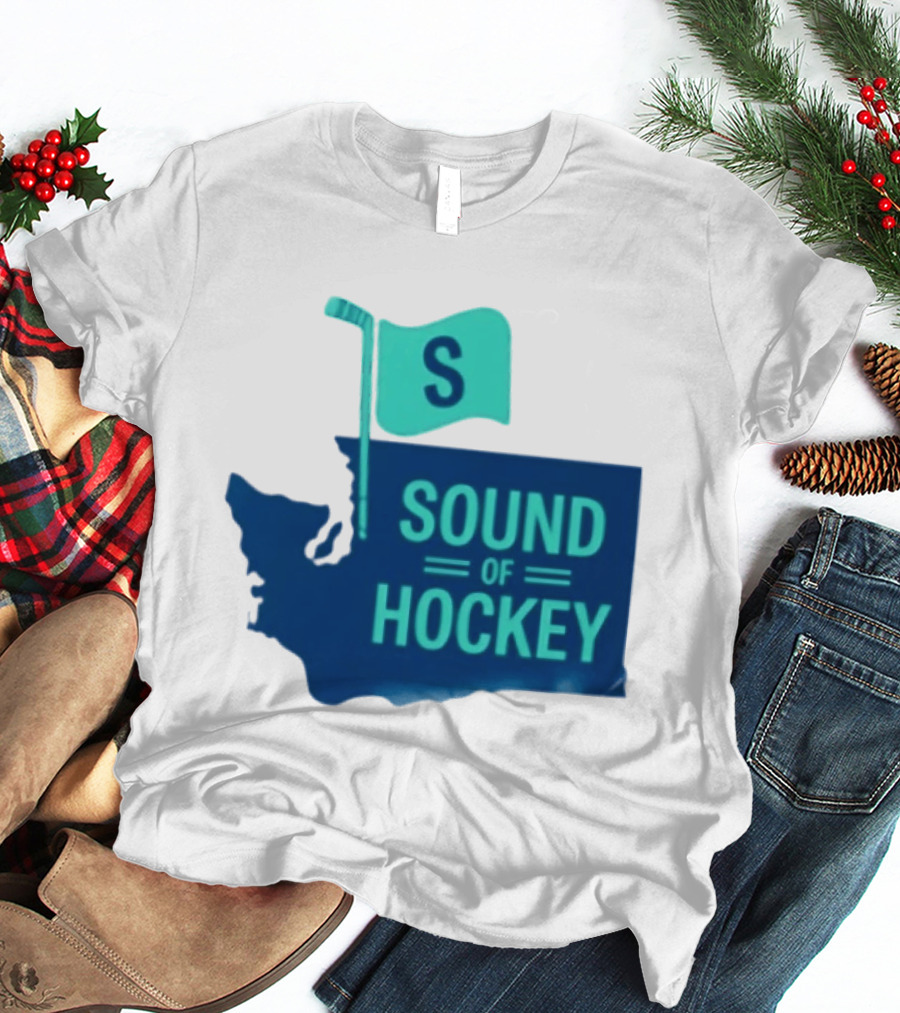 Seattle Kraken Sound Of Hockey State Flag S T-Shirt