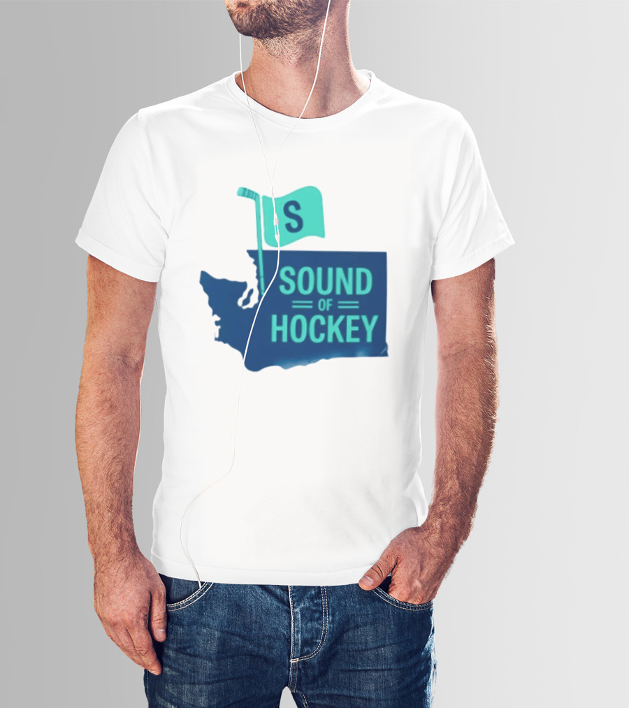 Seattle Kraken Sound Of Hockey State Flag S T-Shirt