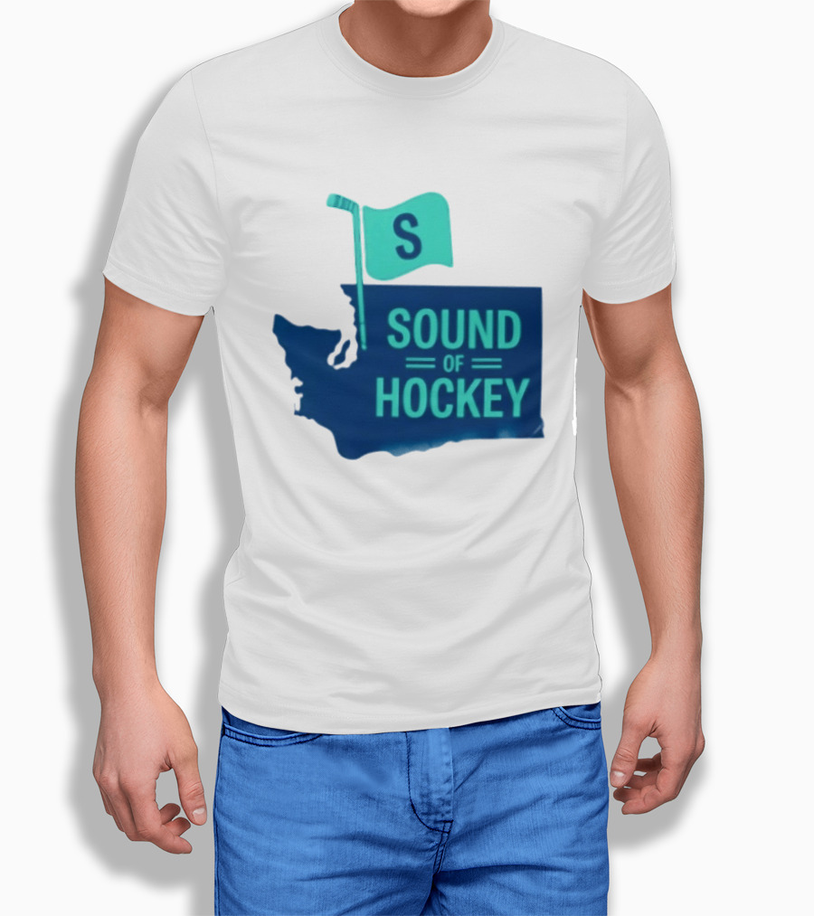 Seattle Kraken Sound Of Hockey State Flag S T-Shirt
