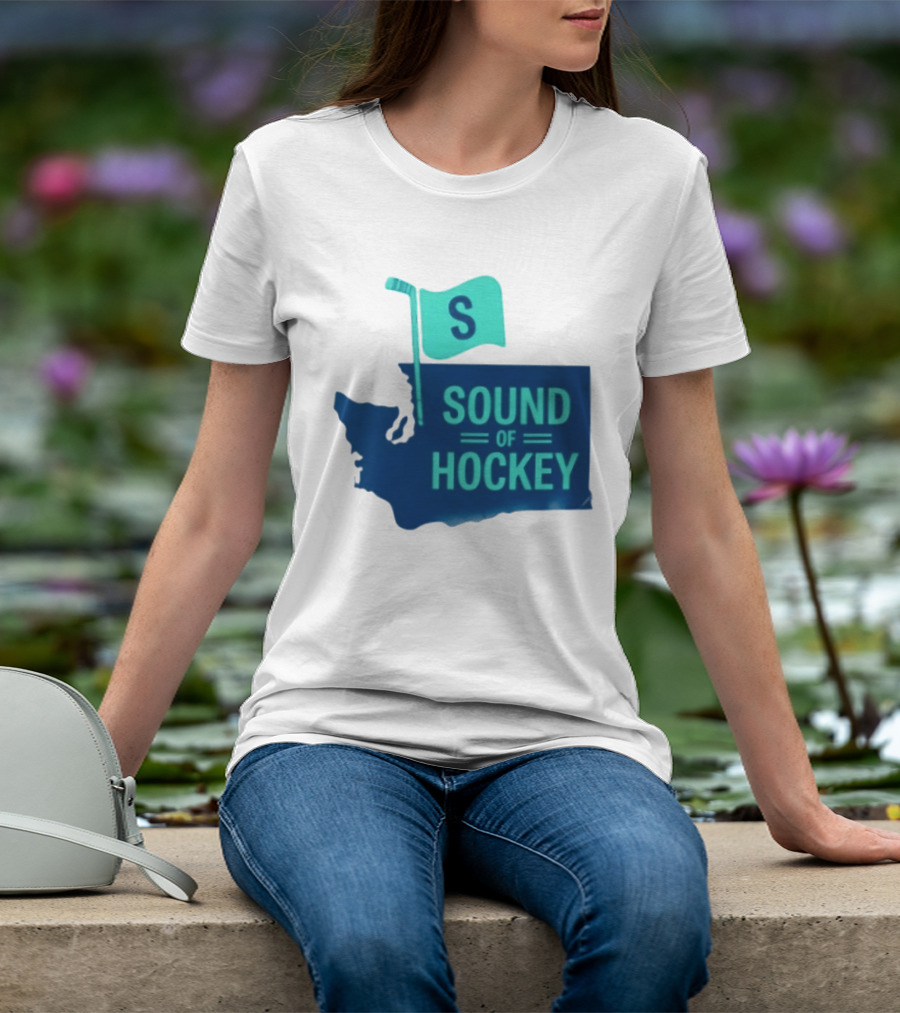 Seattle Kraken Sound Of Hockey State Flag S T-Shirt