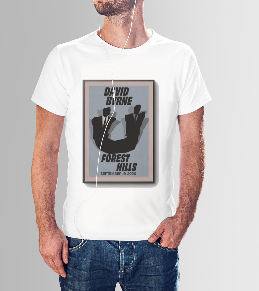 David Byrne Forest Hills September 19 2026 T-Shirt