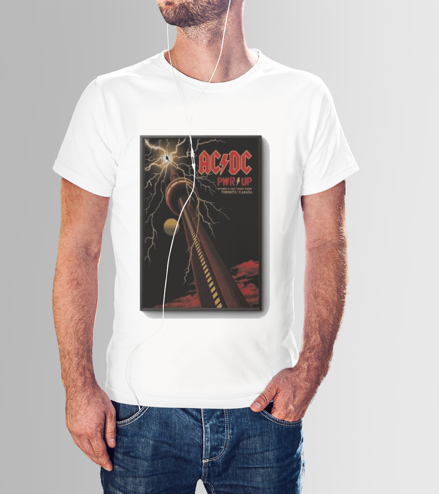 AC DC PWR UP Toronto Canada 2026 Rogers Stadium Concert T-Shirt