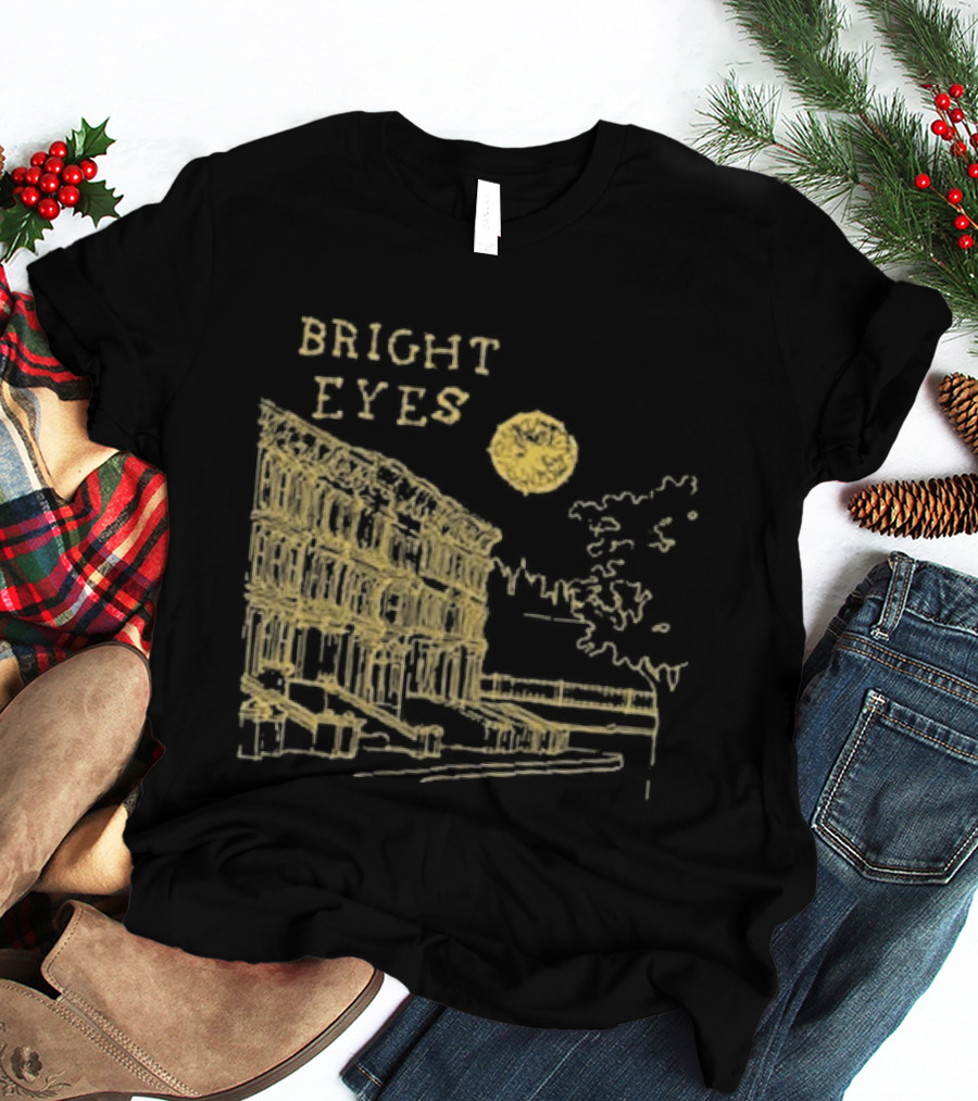 Bright Eyes I'm Wide Awake It's Morning Sun And Building Scene T-Shirt