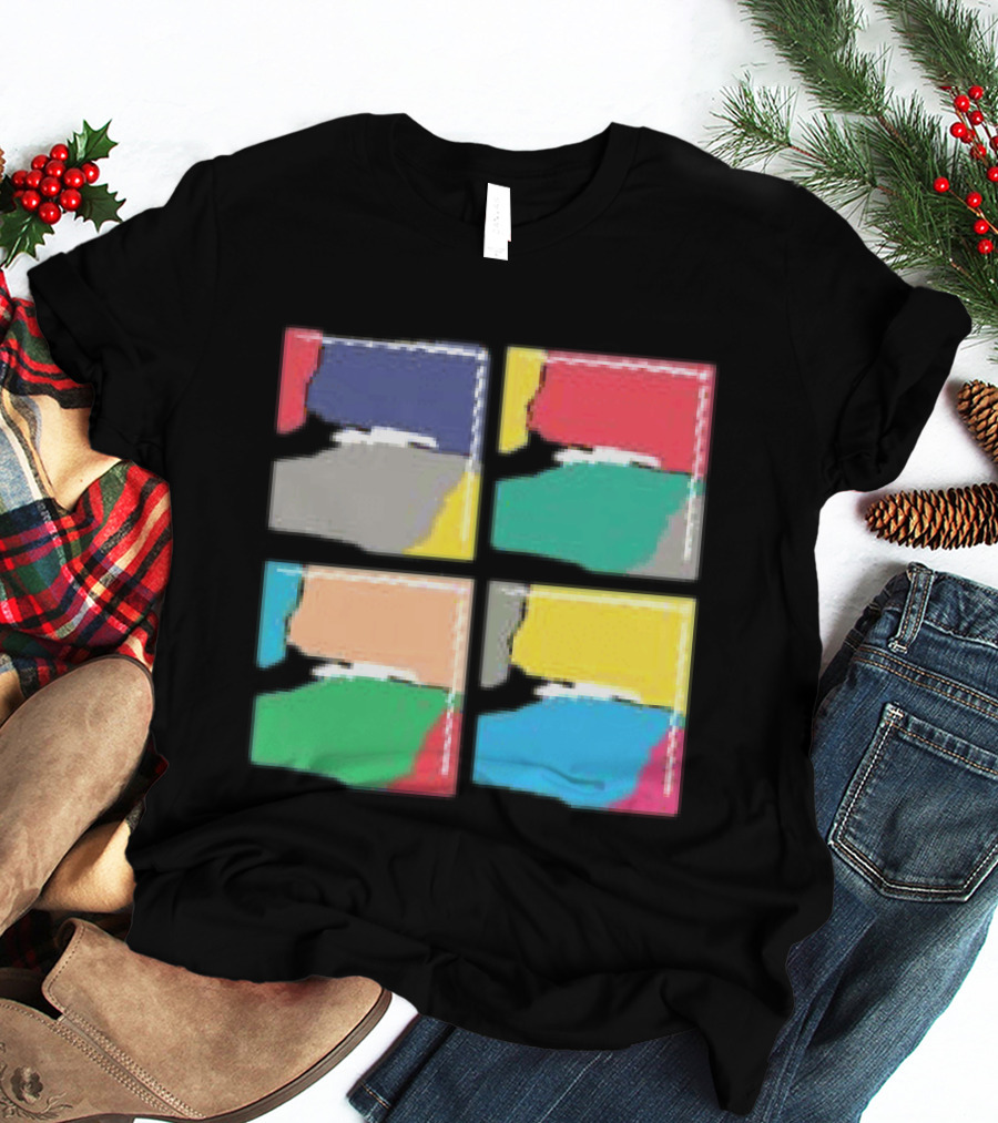 Genesis Abacab 45th Anniversary Multicolor Blocks T-Shirt