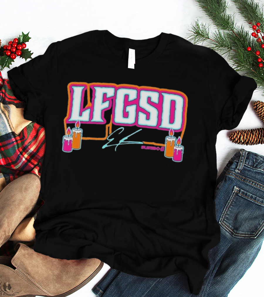 LFGSD Ethan Salas Signature Candles T-Shirt