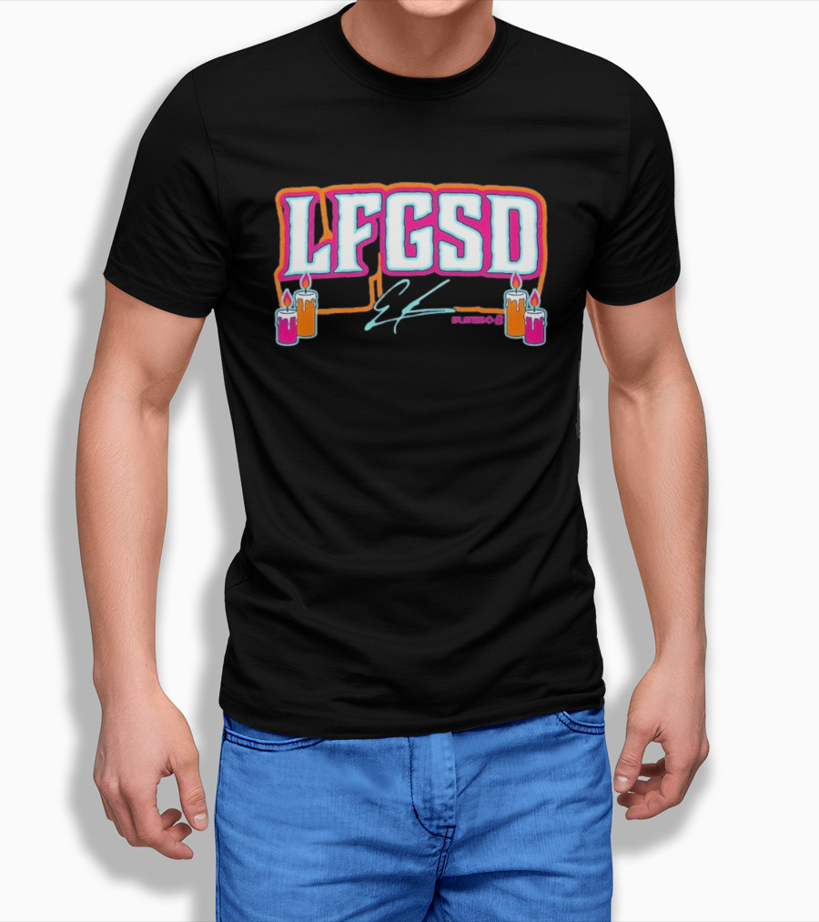 LFGSD Ethan Salas Signature Candles T-Shirt