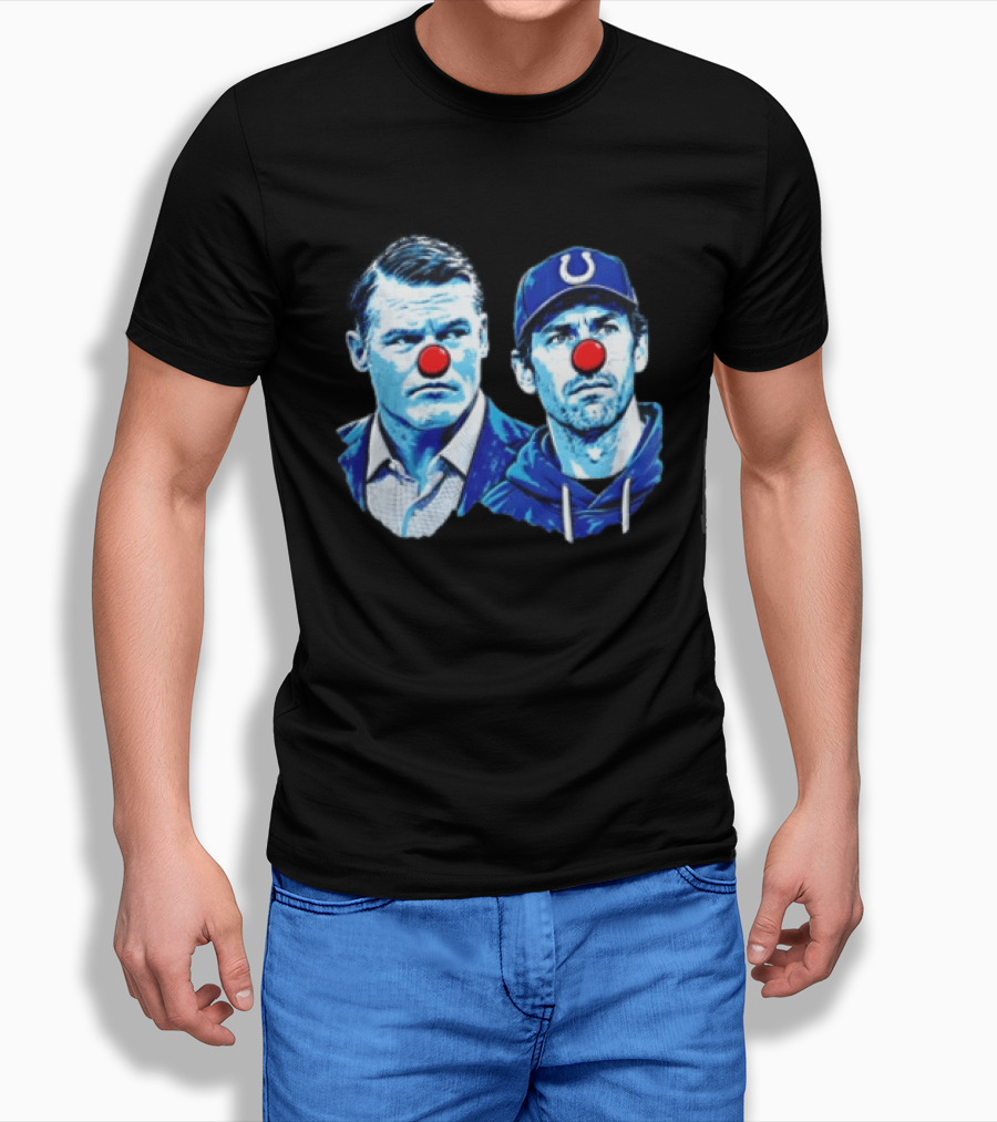 Indianapolis Colts Matt Ryan Red Clown Noses Two Men T-Shirt