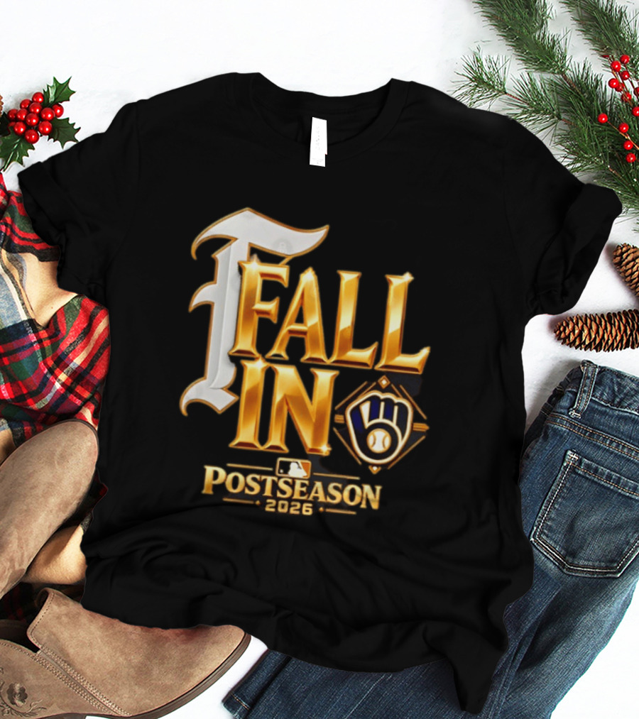 Milwaukee Brewers Fall In Postseason 2026 MLB T-Shirt