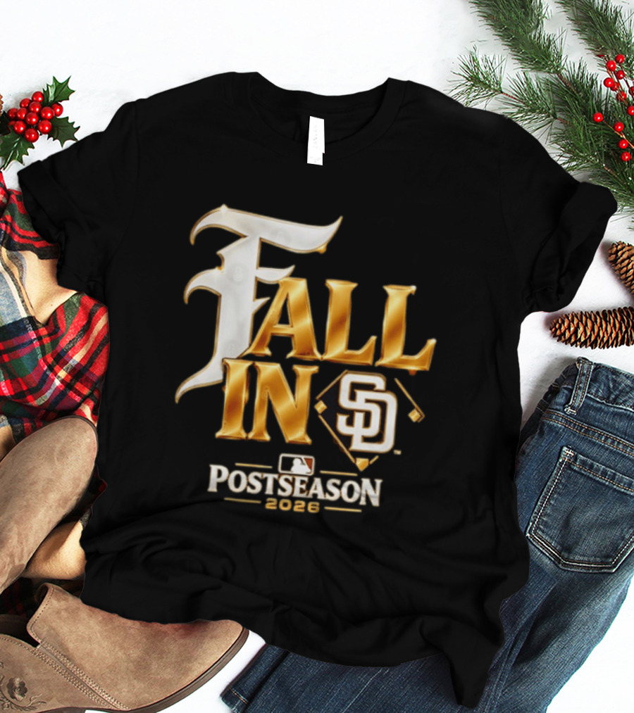 San Diego Padres Fall In SD Postseason 2026 MLB T-Shirt