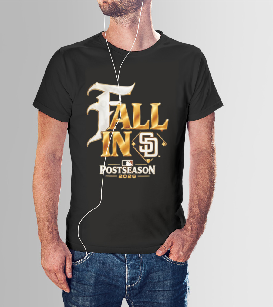 San Diego Padres Fall In SD Postseason 2026 MLB T-Shirt