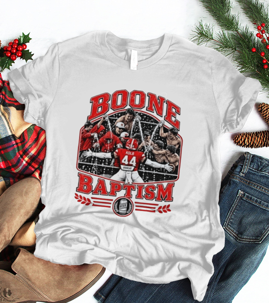 Oklahoma State Cowboys Boone Baptism Kolb 44 Football Celebration Team Spirit T-Shirt