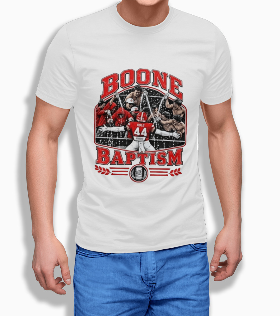 Oklahoma State Cowboys Boone Baptism Kolb 44 Football Celebration Team Spirit T-Shirt