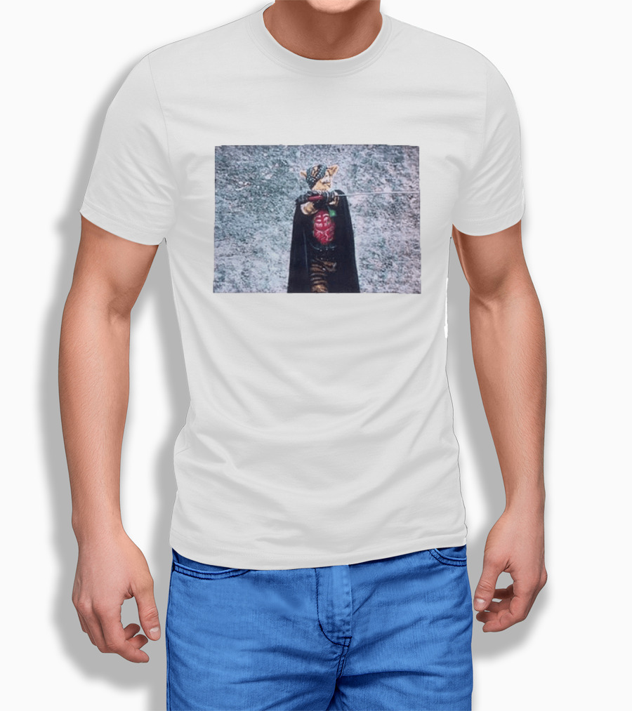 Medicom Toy Mle Kaiketsu Lion Maru Tiger Joe Sword Wielding T-Shirt
