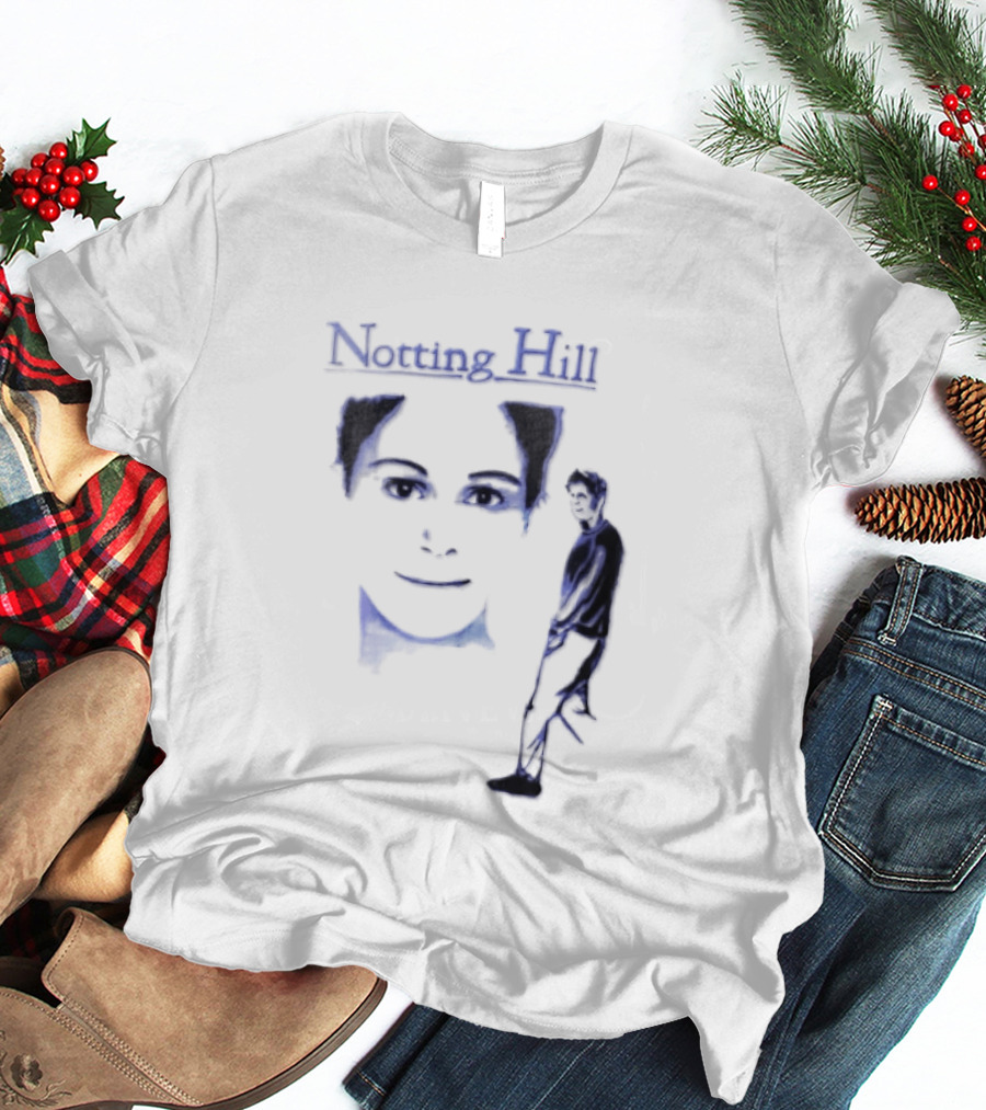 Notting Hill 1999 Blue Man Woman Movie T-Shirt