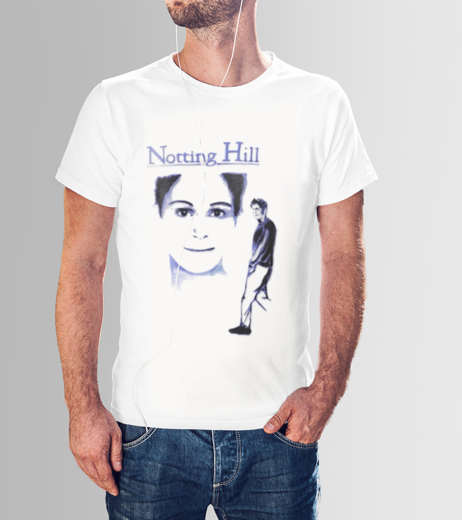 Notting Hill 1999 Blue Man Woman Movie T-Shirt