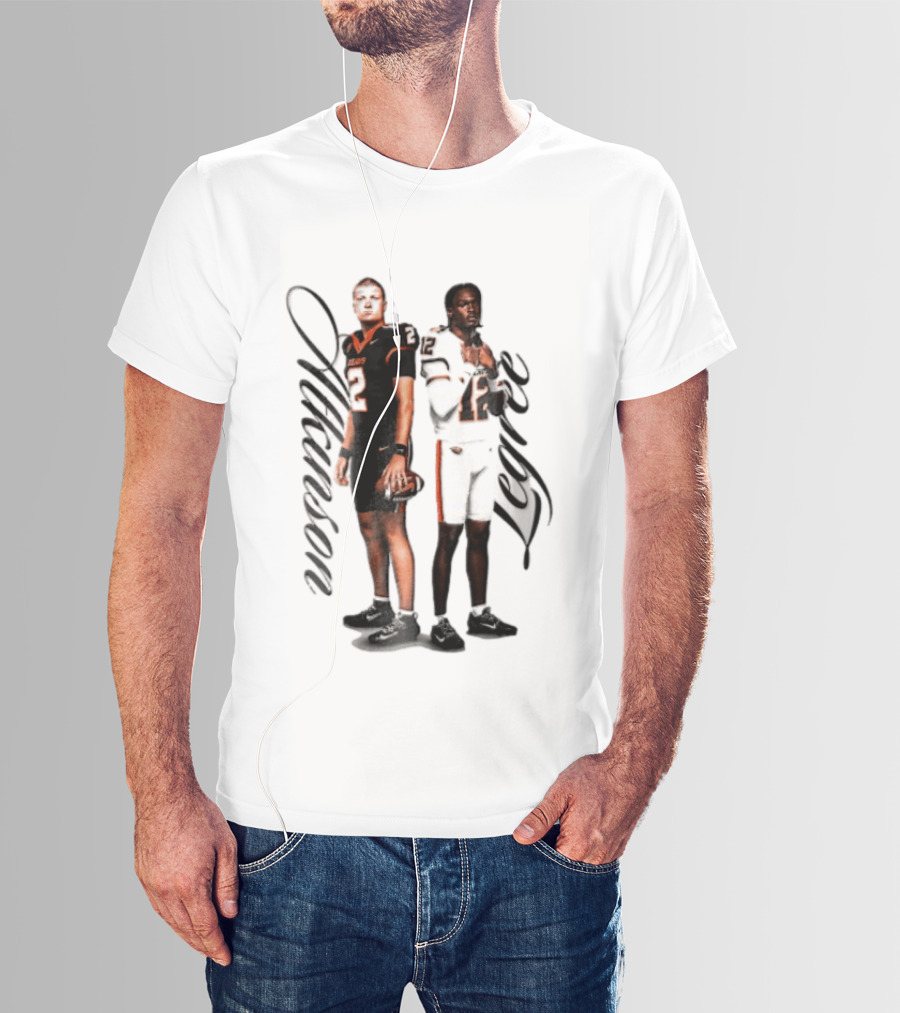 Oregon State Beavers Atkinson Legree Football Players Uniforms T-Shirt