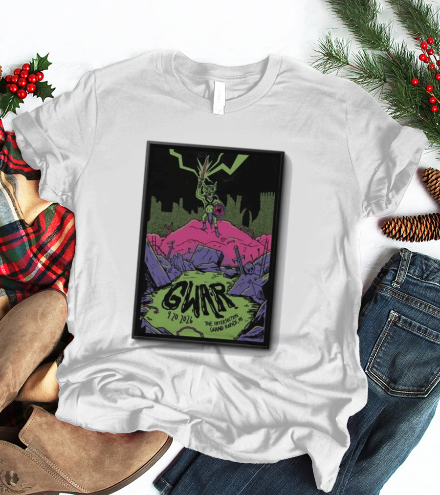 Gwar 9 20 2026 The Intersection Grand Rapids MI T-Shirt