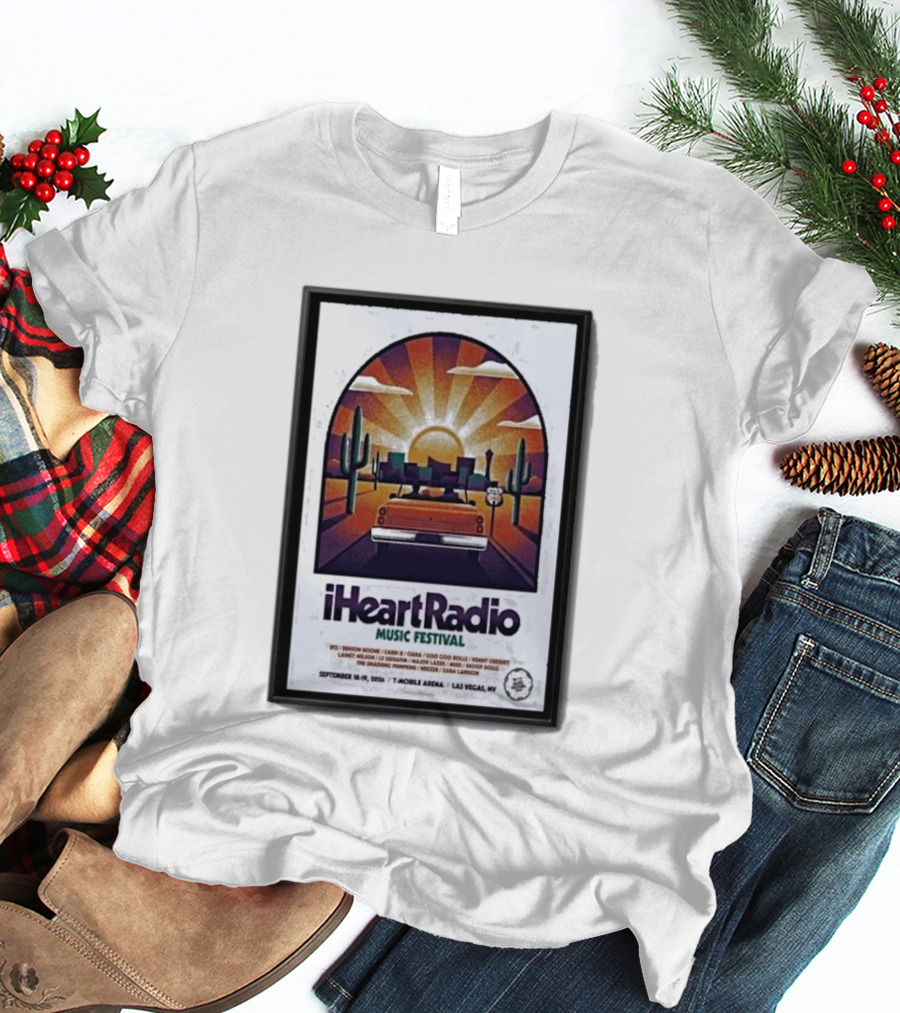 IHeartRadio Music Festival 2026 Mobile Arena Las Vegas Lineup Brandon Boone Ciara Goo Goo Dolls Heart Cherry Levent EloH Kush Tara Harrison Dodg T-Shirt