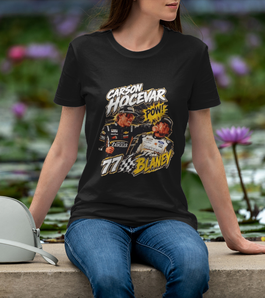 Carson Hocevar Pow Ryan Blaney 77 Menards Racing T-Shirt