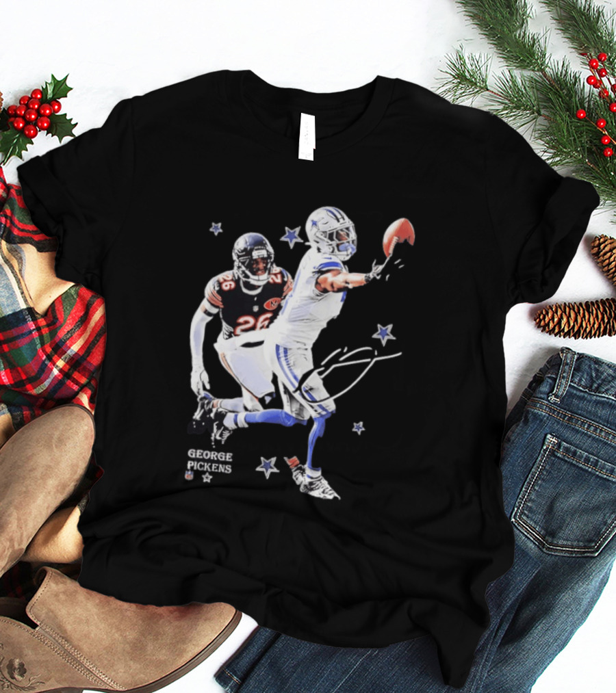George Pickens NFL Action Dallas Cowboys Vs Chicago Bears Game Highlights T-Shirt