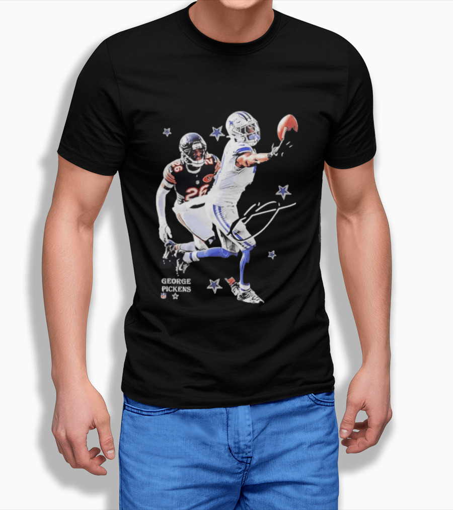 George Pickens NFL Action Dallas Cowboys Vs Chicago Bears Game Highlights T-Shirt