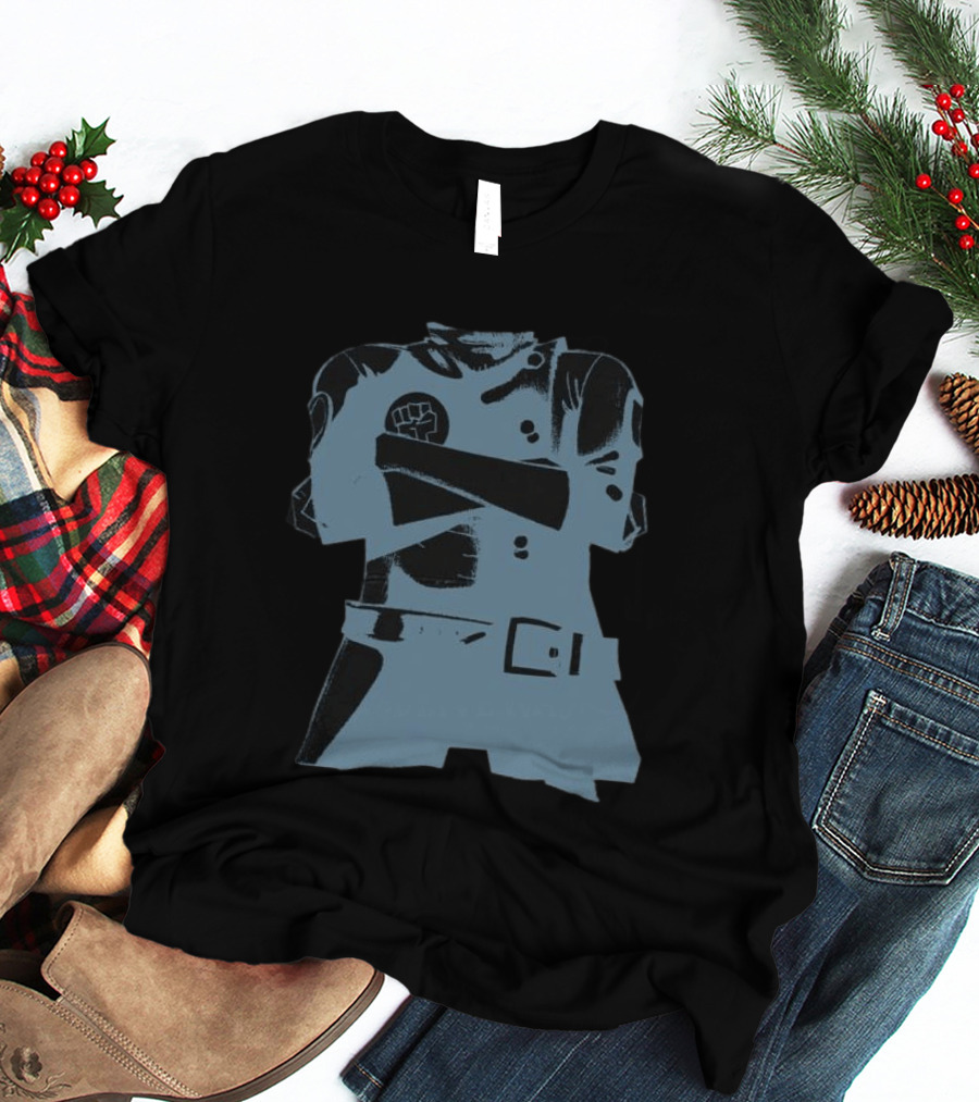 Gorillaz Store Stylo Hood Black Fist T-Shirt