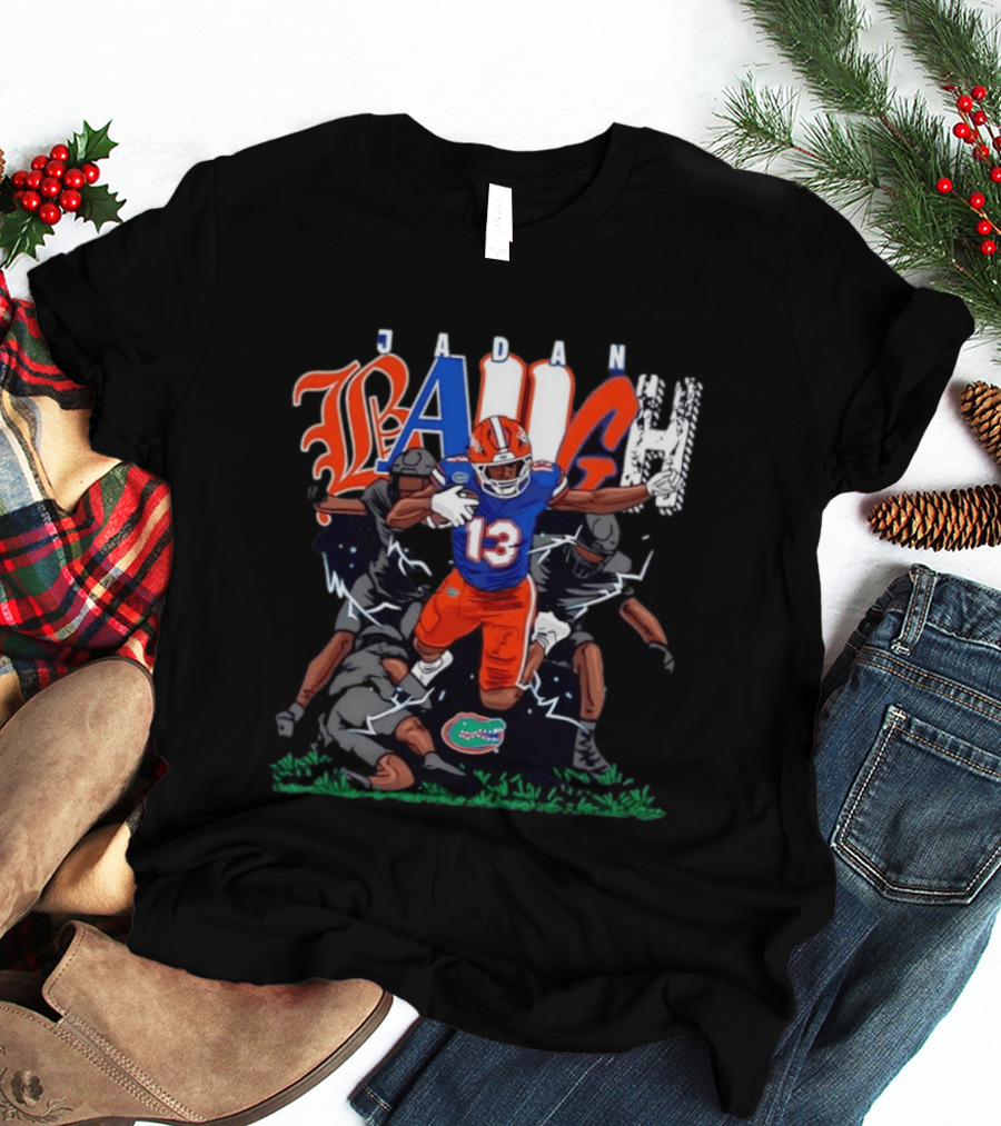 Florida Gators Jadan Baugh No 13 NCAA Football Caricature T-Shirt