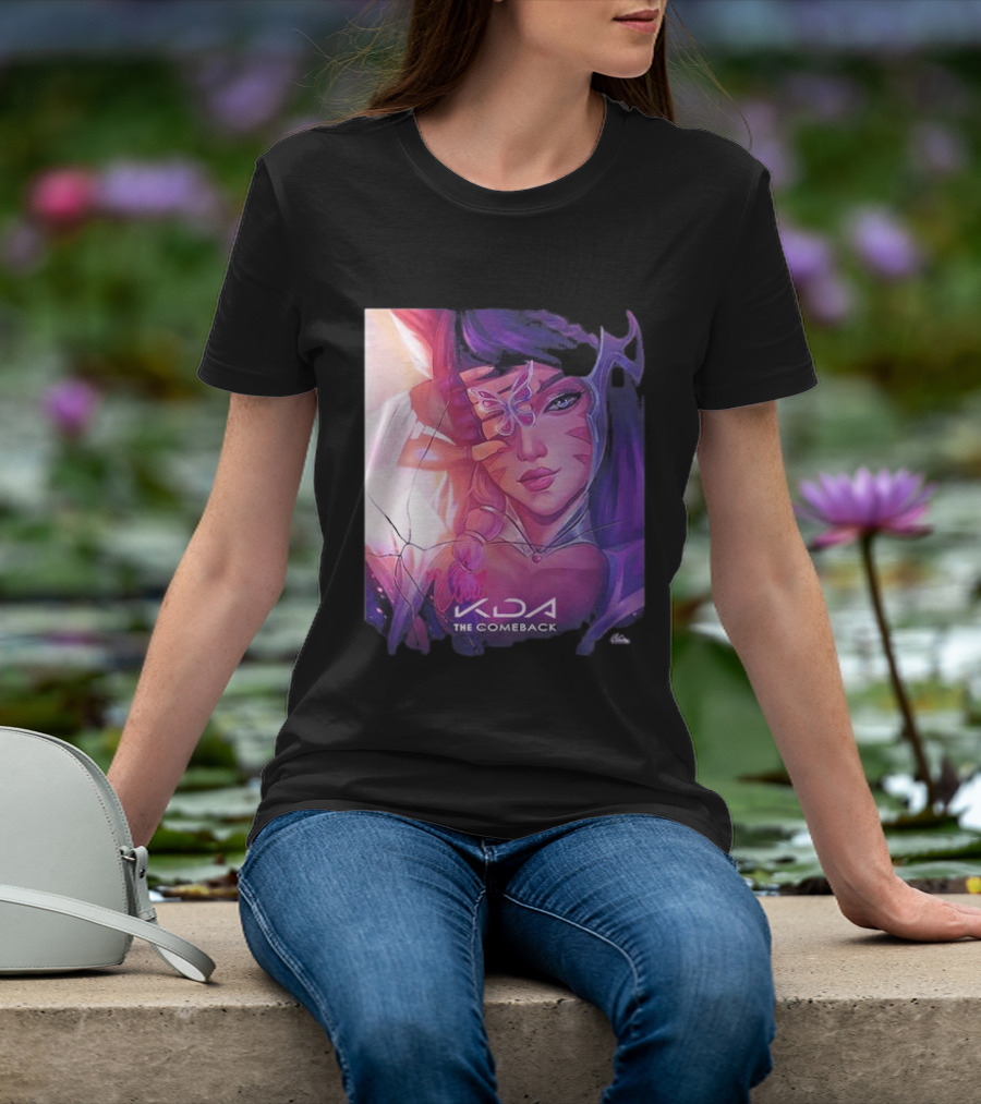 Ahri KDA The Comeback Arcane League Of Legends By Nikkotari T-Shirt