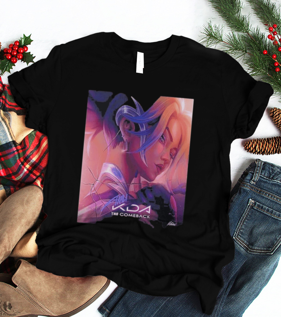 Akali KDA The Comeback Arcane League Of Legends Nikkotari T-Shirt