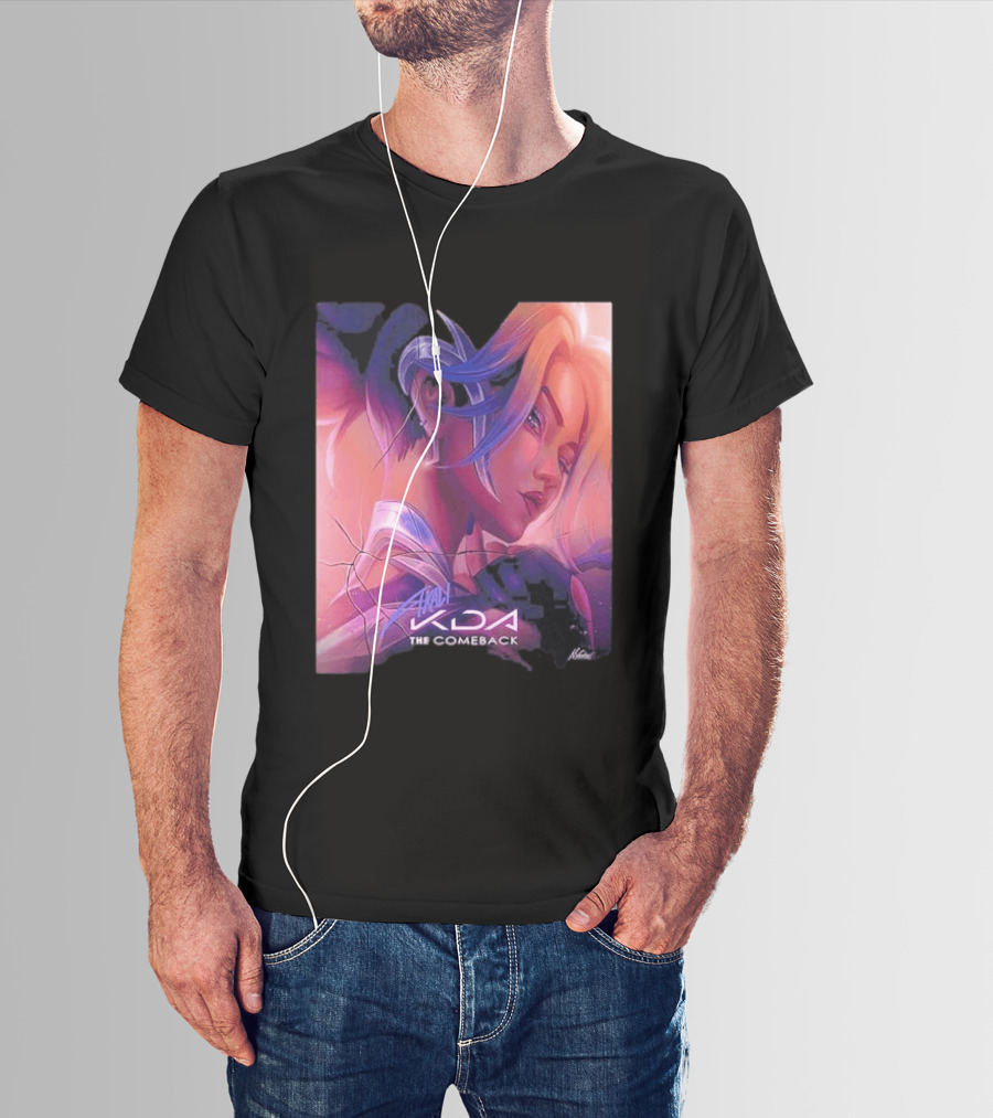 Akali KDA The Comeback Arcane League Of Legends Nikkotari T-Shirt