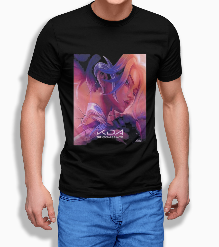 Akali KDA The Comeback Arcane League Of Legends Nikkotari T-Shirt