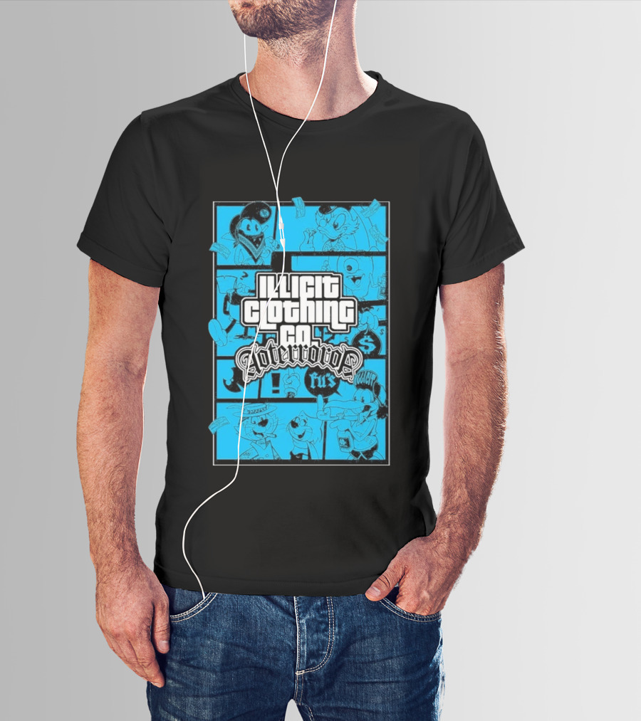 Illicit Clothing Co Afterror FU$ T-Shirt