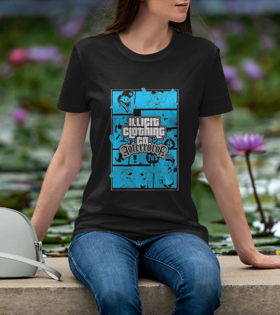 Illicit Clothing Co Afterror FU$ T-Shirt