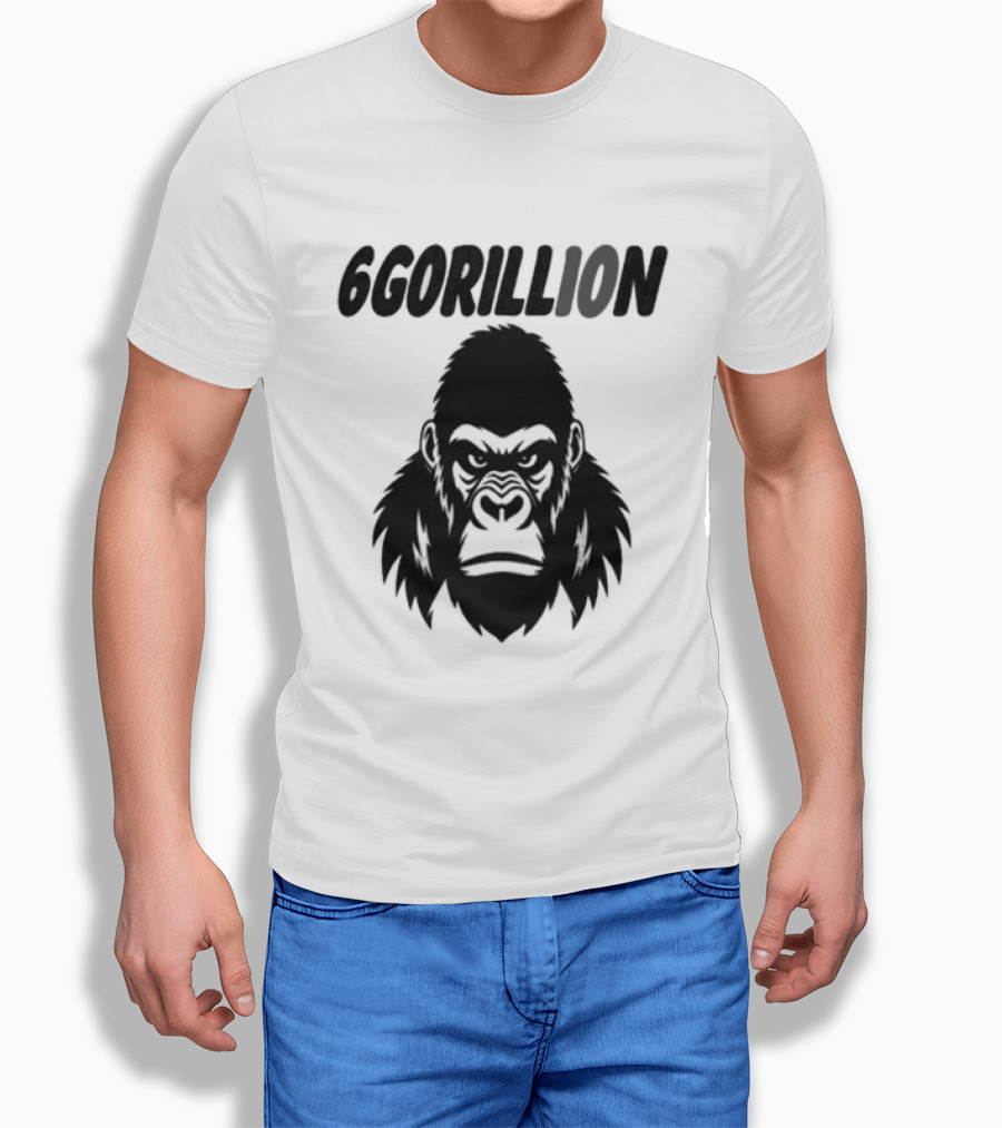 6gorillion Gorilla Face T-Shirt