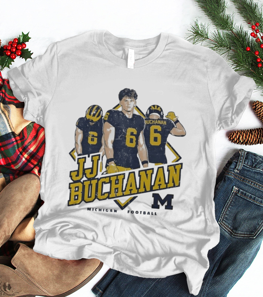JJ Buchanan 6 Michigan Wolverines Football M T-Shirt