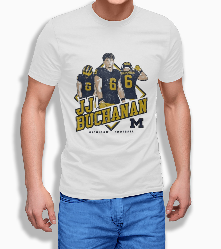 JJ Buchanan 6 Michigan Wolverines Football M T-Shirt