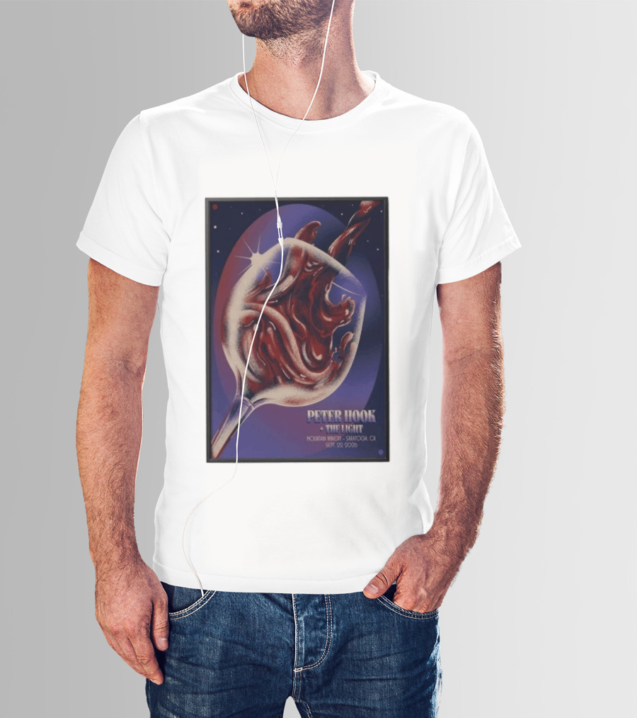 Peter Hook And The Light Mountain Winery Saratoga CA Sept 22 2026 T-Shirt