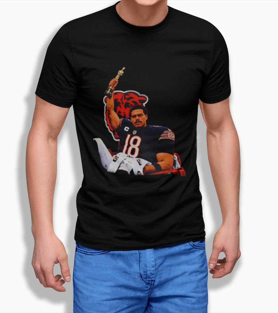 Caleb Williams Chicago Bears Oscar Meme Insight With Iconic Pose And Team Concept T-Shirt