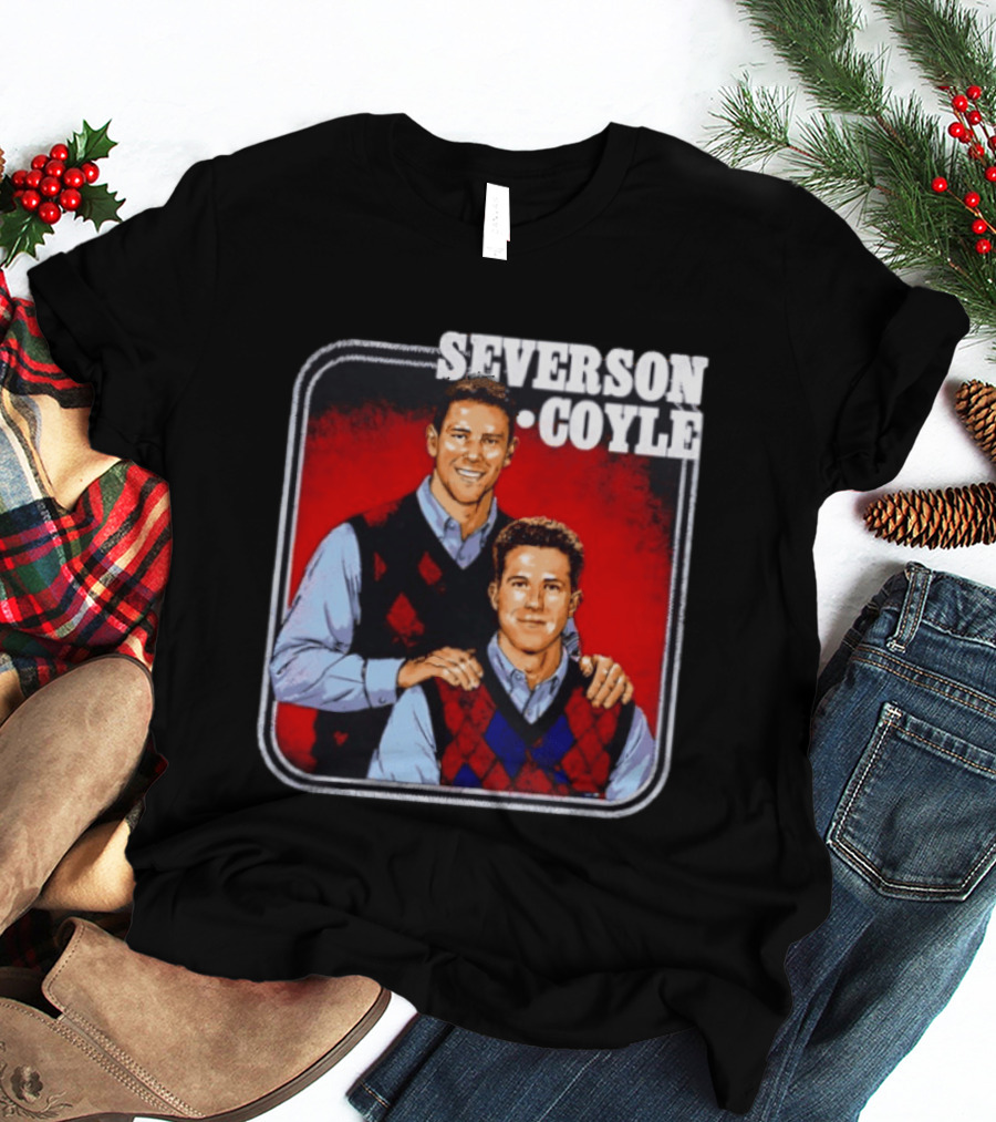 Severson Coyle Columbus Blue Jackets Step Brothers T-Shirt