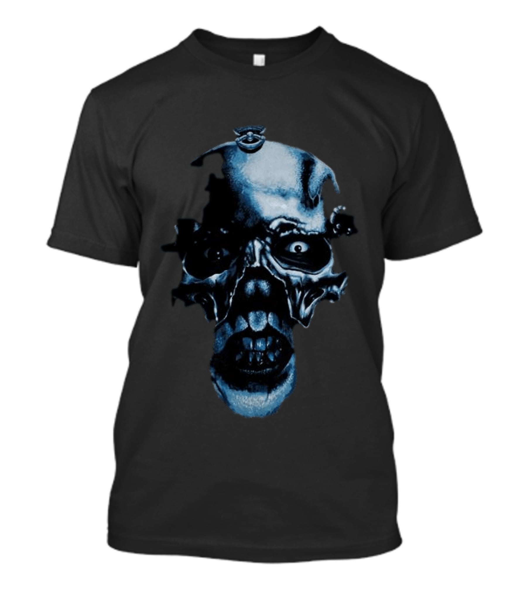 Impericon Ghost Skull Face Creepy Horror Teef T-Shirt