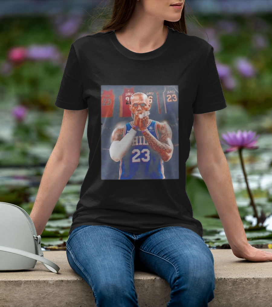LeBron James Rings Los Angeles Lakers 23 Jerseys 76ers 23 T-Shirt