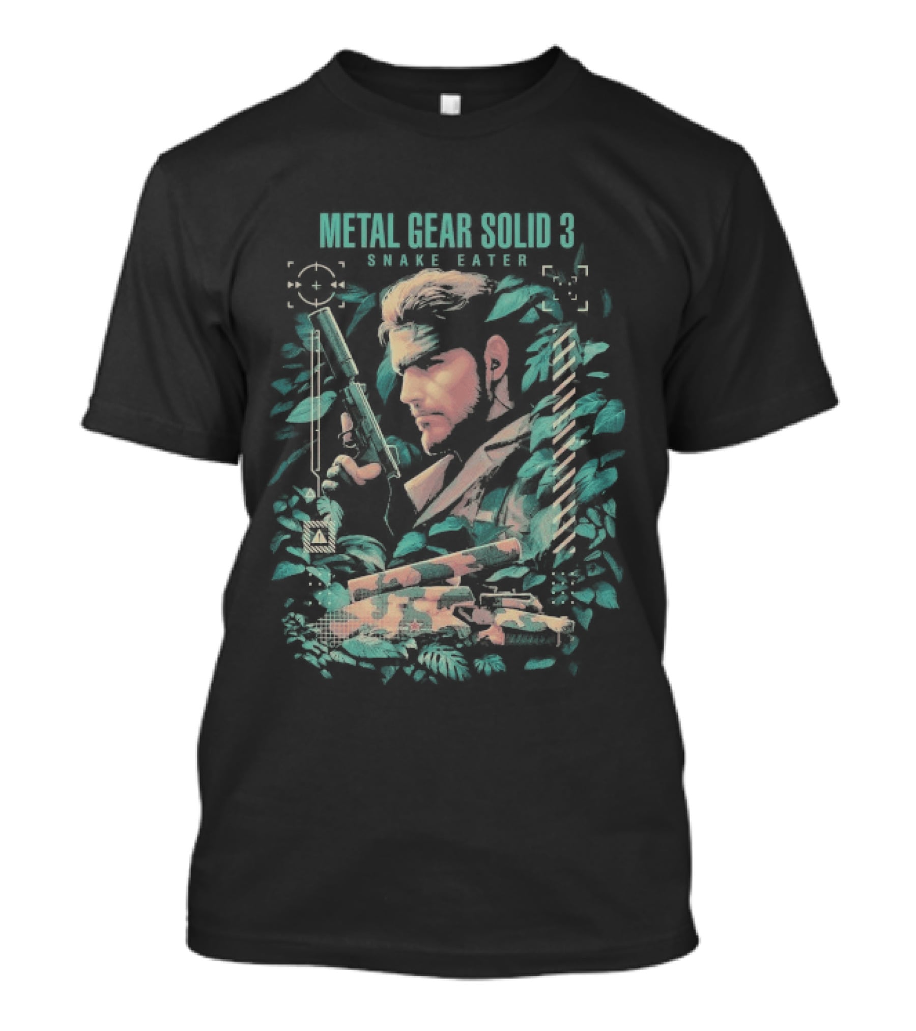 Metal Gear Solid 3 Snake Eater Vintage Camouflage T-Shirt