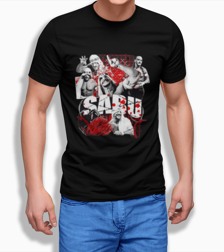 Sabu Homicidal Suicidal Genocidal Wrestling Legend T-Shirt