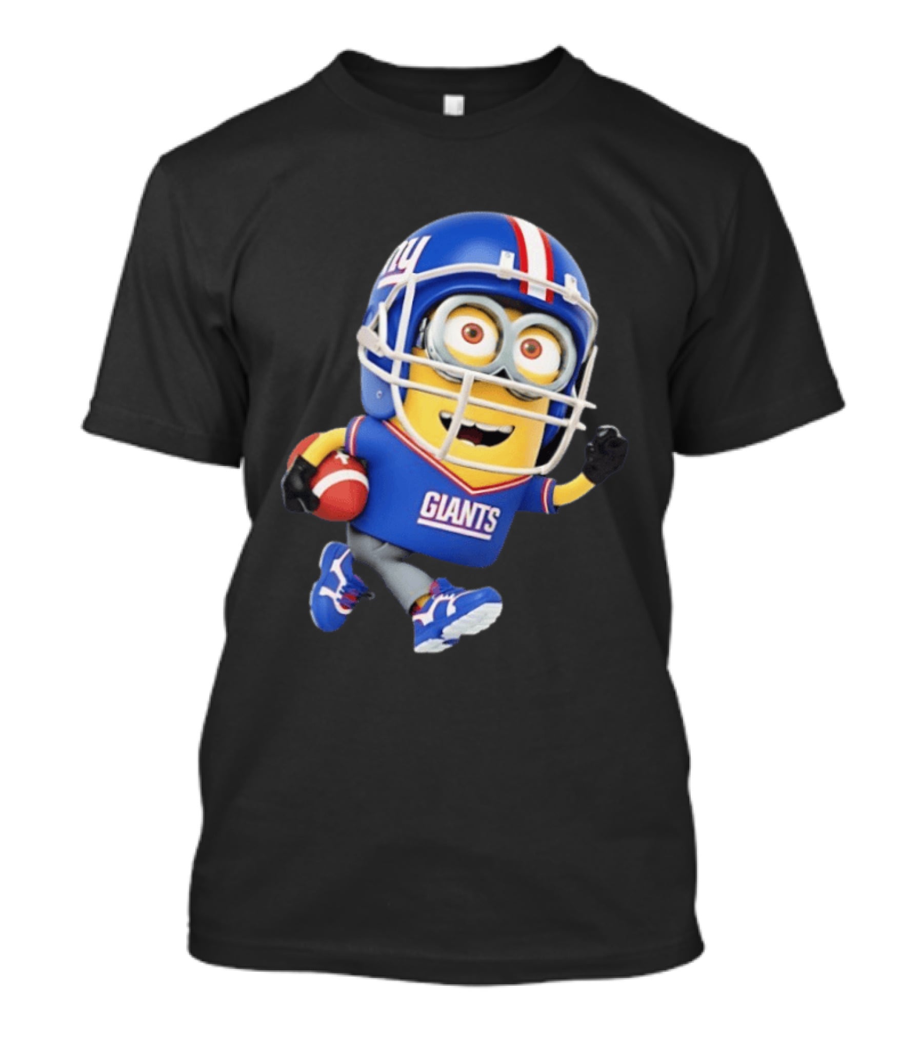 Minion Football Character New York Giants Collaboration T-Shirt