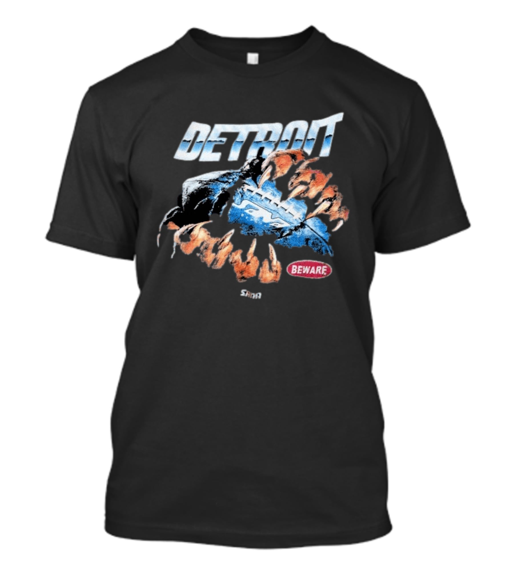 Sana Detroit Beware Football Claws T-Shirt