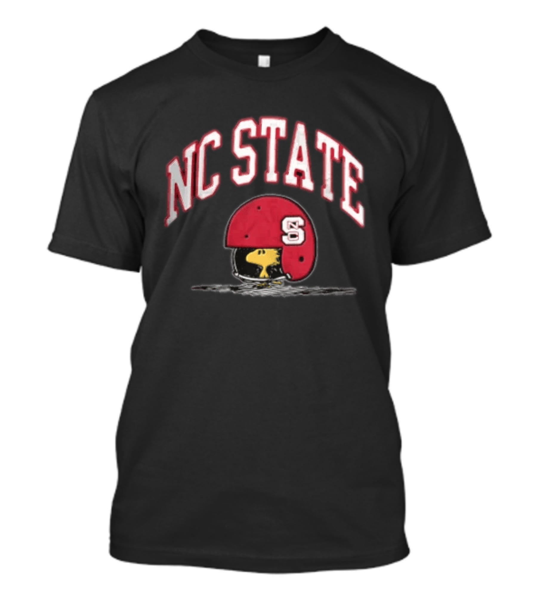 NC State Woodstock Football Helmet Cartoon Peanuts T-Shirt