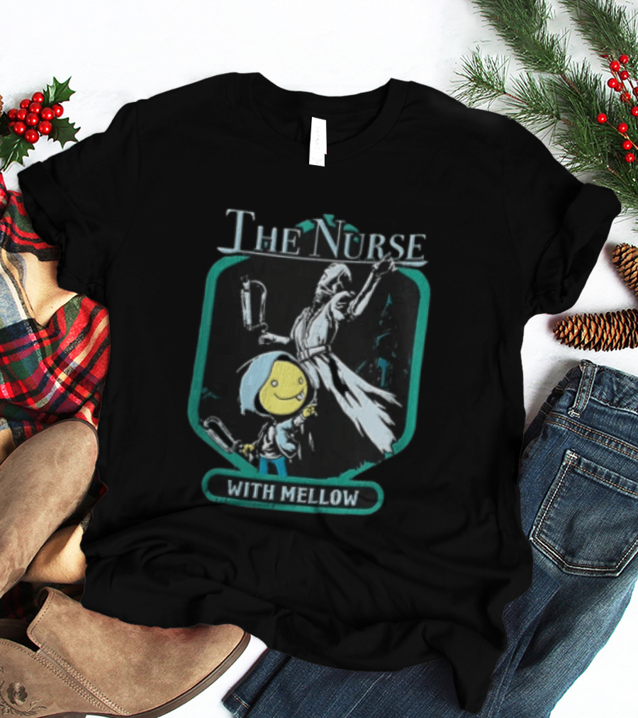 The Nurse With Mellow Holding Syringe Pointing Child T-Shirt