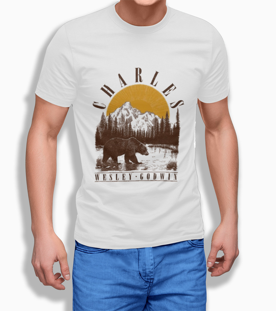 Charles Wesley Godwin Bear Mountain Sunset Forest T-Shirt
